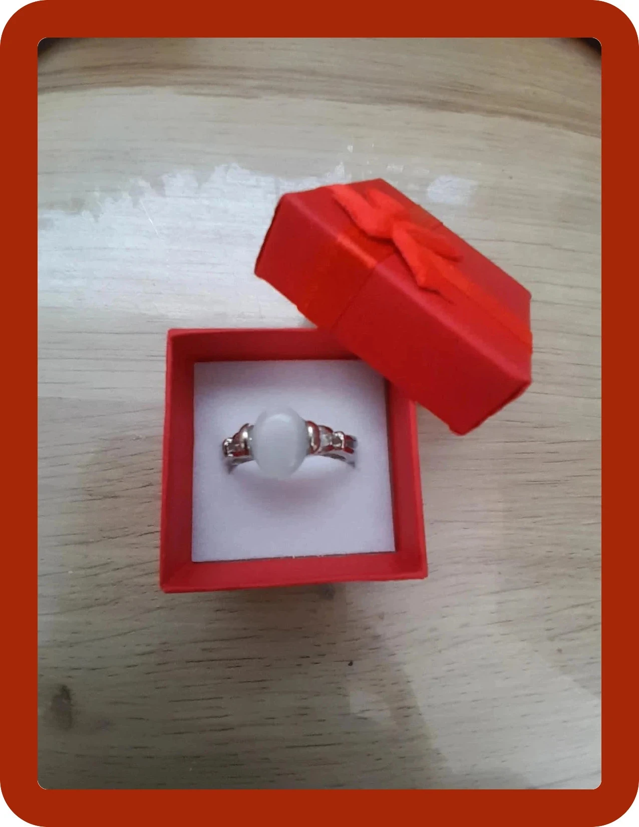 Bague avec Pierre de Lune portée par Bella dans Twilight - Taille 60